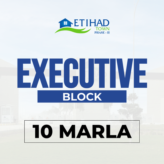 10 Marla Residential Plot Executive Block ETIHAD Town Phase 2