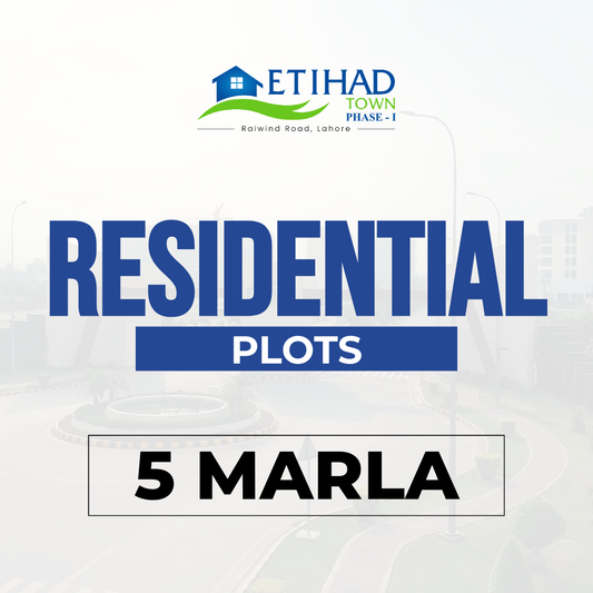 5 Marla Residential Plot ETIHAD Town Phase 1