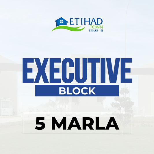 5 Marla Residential Plot Executive Block ETIHAD Town Phase 2