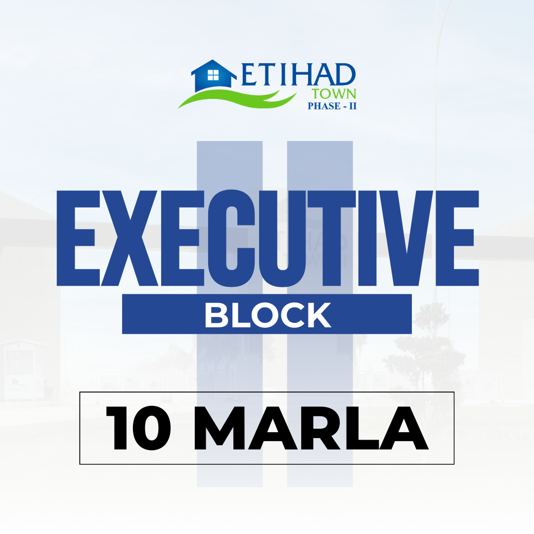 10 Marla Residential Plot Executive Block ETIHAD Town Phase 2
