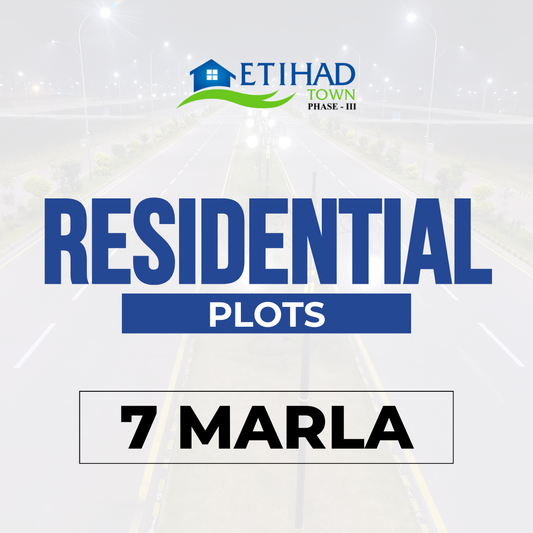 7 Marla Residential Plot Block ETIHAD Town Phase 3
