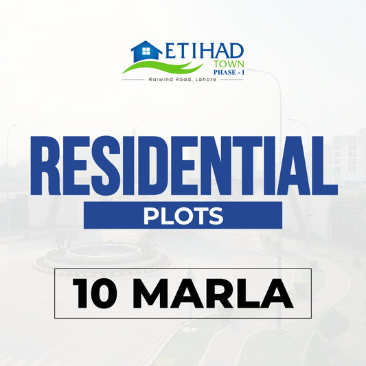 10 Marla Residential Plot ETIHAD Town Phase 1