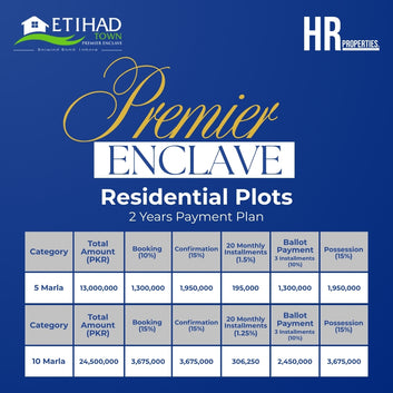 5 Marla Residential Plot ETIHAD Town Phase 1